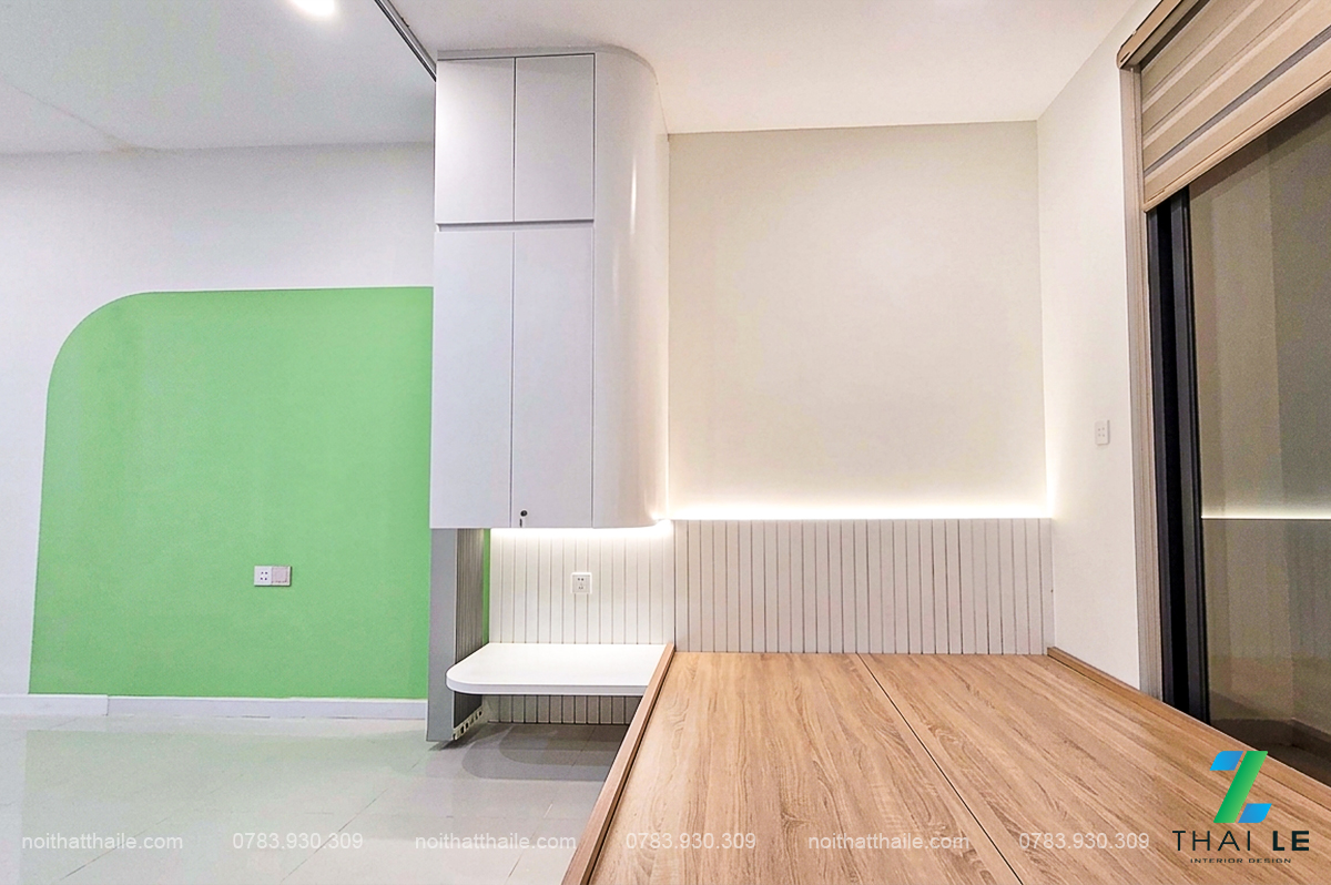 Thi công nội thất căn hộ Central Premium B0820 | 49m2